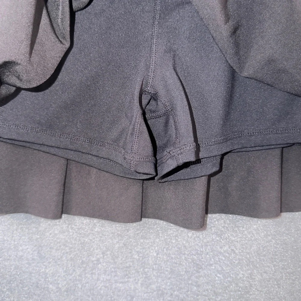 Fabletics Black Pleated Tennis Skort Active Skirt Shorts XS SI2355127-0001-17020 - Picture 5 of 7